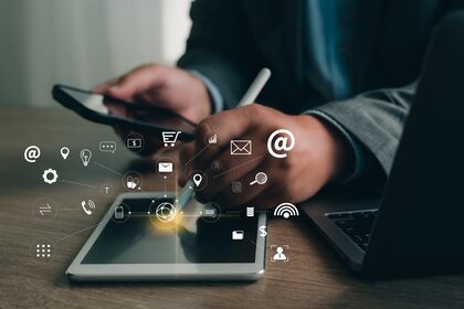 Nuevo Proyecto Inicio Medios Marketing Digital Lluvia Ideas Negocios Equipo Medios Marketing Digital Pantalla Virtual 1