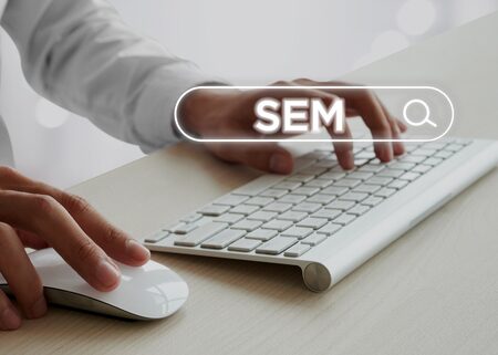 Sem Search Engine Marketing Online Marketing Digital Marketing Concept